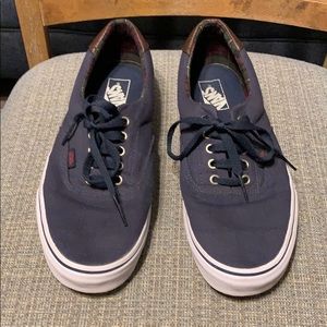 Navy Blue Authentic Vans, Mens 10.5 (Used Twice)